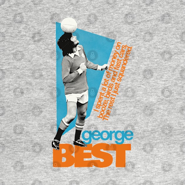 George Best - Retro Fan Artwork by unknown_pleasures